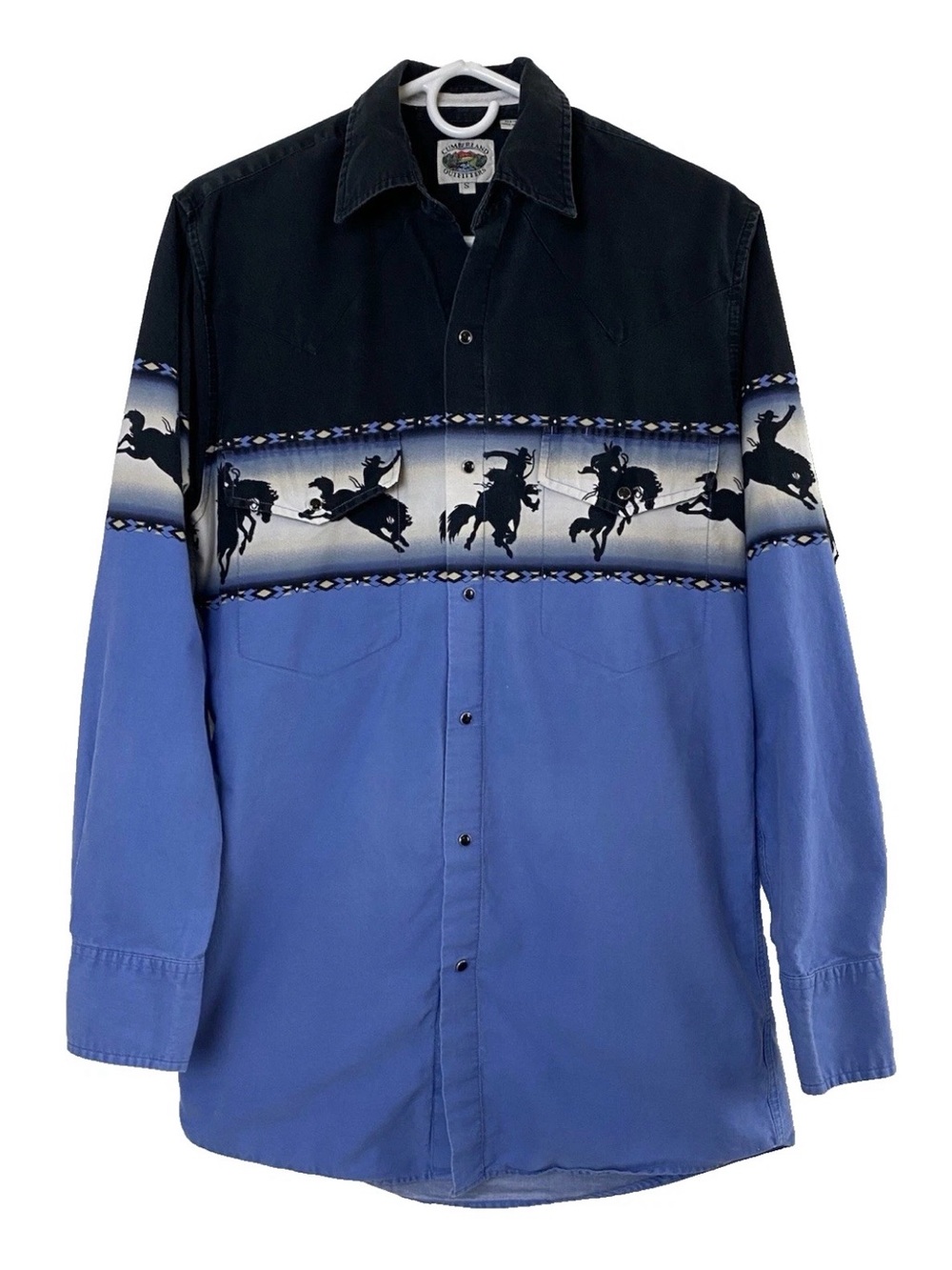Cumberland Outfitters Snap Front Western Shirt - Small